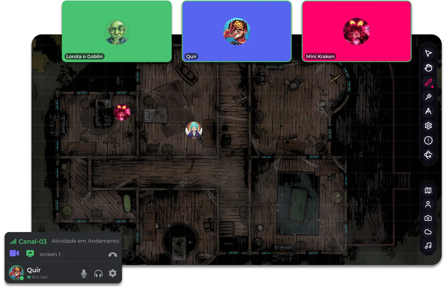 3D tabletop preview